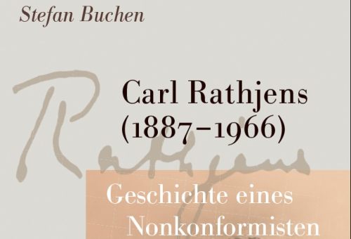 Ausschnitt des Covers der Carl Rathjens-Biographie
