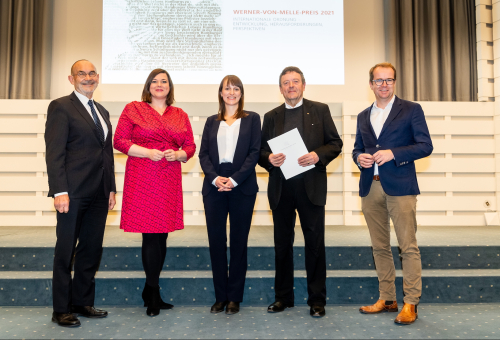 © Romanus Fuhrmann | v.l.n.r.: Norbert Aust, Katharina Fegebank, Antonia Sommerfeld, Ekkehard Nümann und Malte Heyne